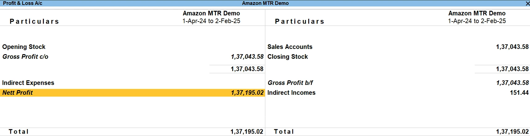 Amazon MTR Sales Report Upload