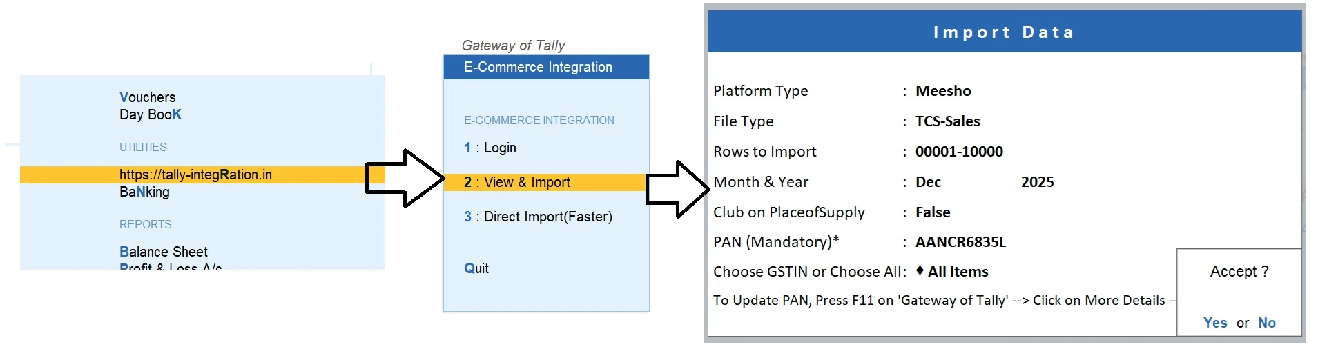 Meesho TCS Sales Report Upload