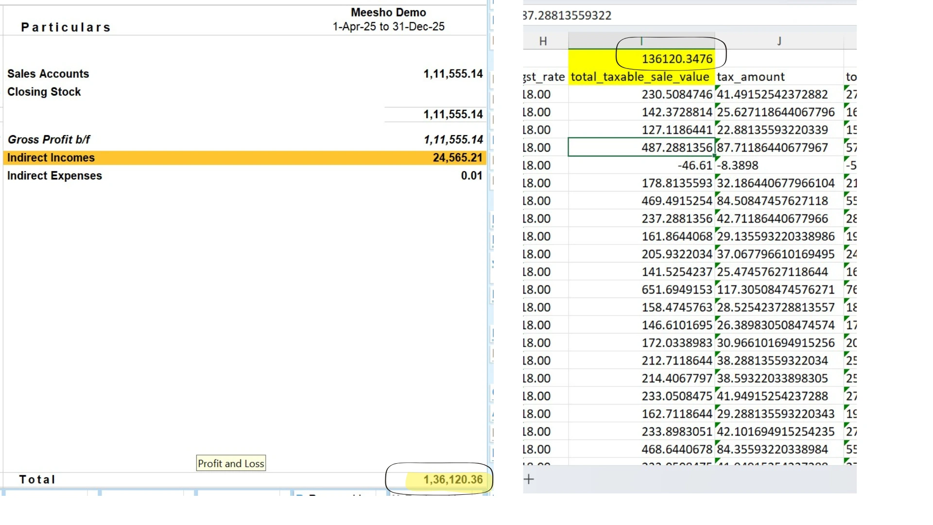 Meesho TCS Sales Report Upload